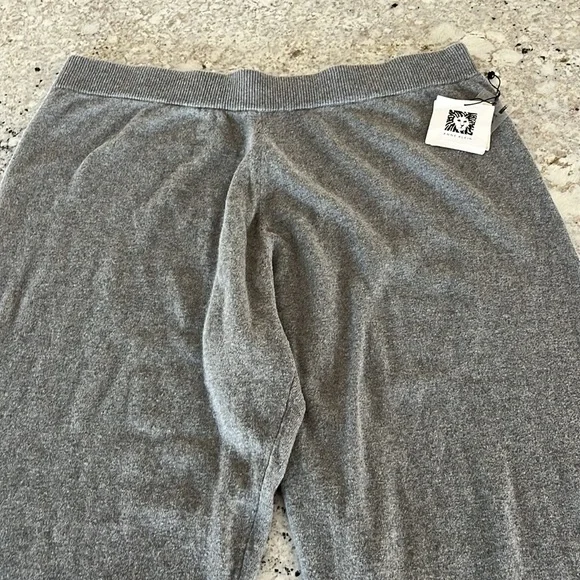 Anne Klein Women’s Cotton Cashmere Wide Leg Pants - Picture 2 of 2